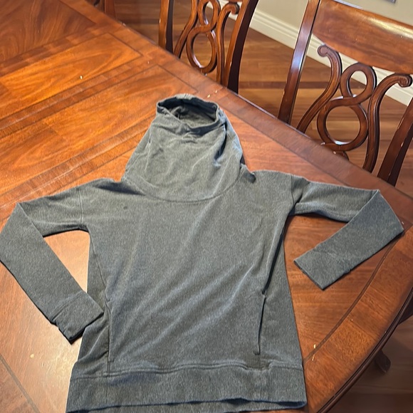 lululemon athletica Tops - Lululemon Grey tube neck sweatshirt